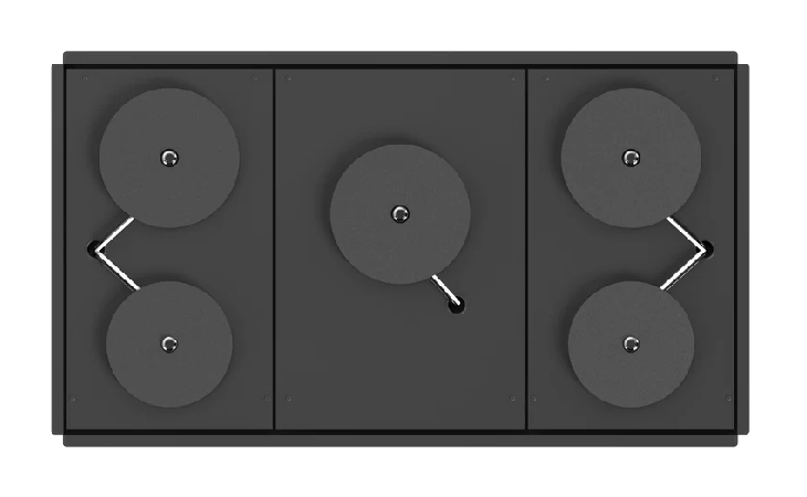 Invisacook mit 5 Kochzonen