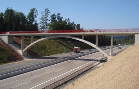 Straßenbrückenprojekt