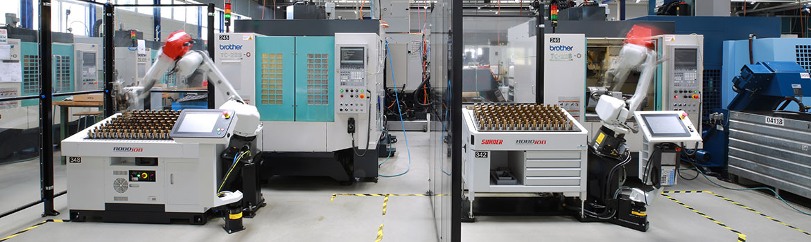 Robotergestützte CNC-Bearbeitung