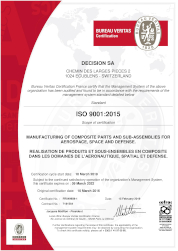 ISO 9001:2015 Zertifikat (Bureau Veritas)