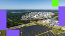 Gesamtwerk Schwarzheide mit Solarpark