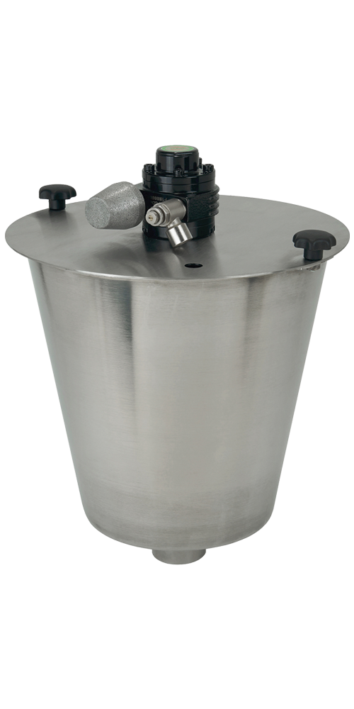 Pressure tank 6L with agitator