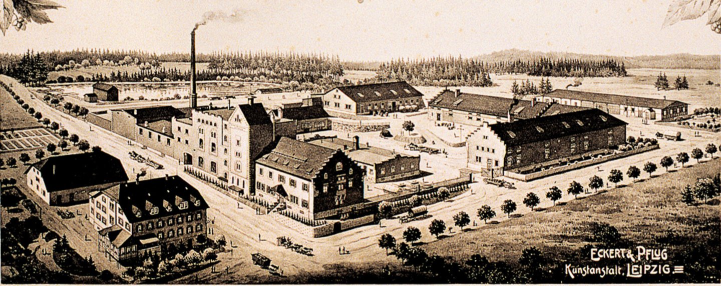 Historische Ansicht der Brauerei Rothaus