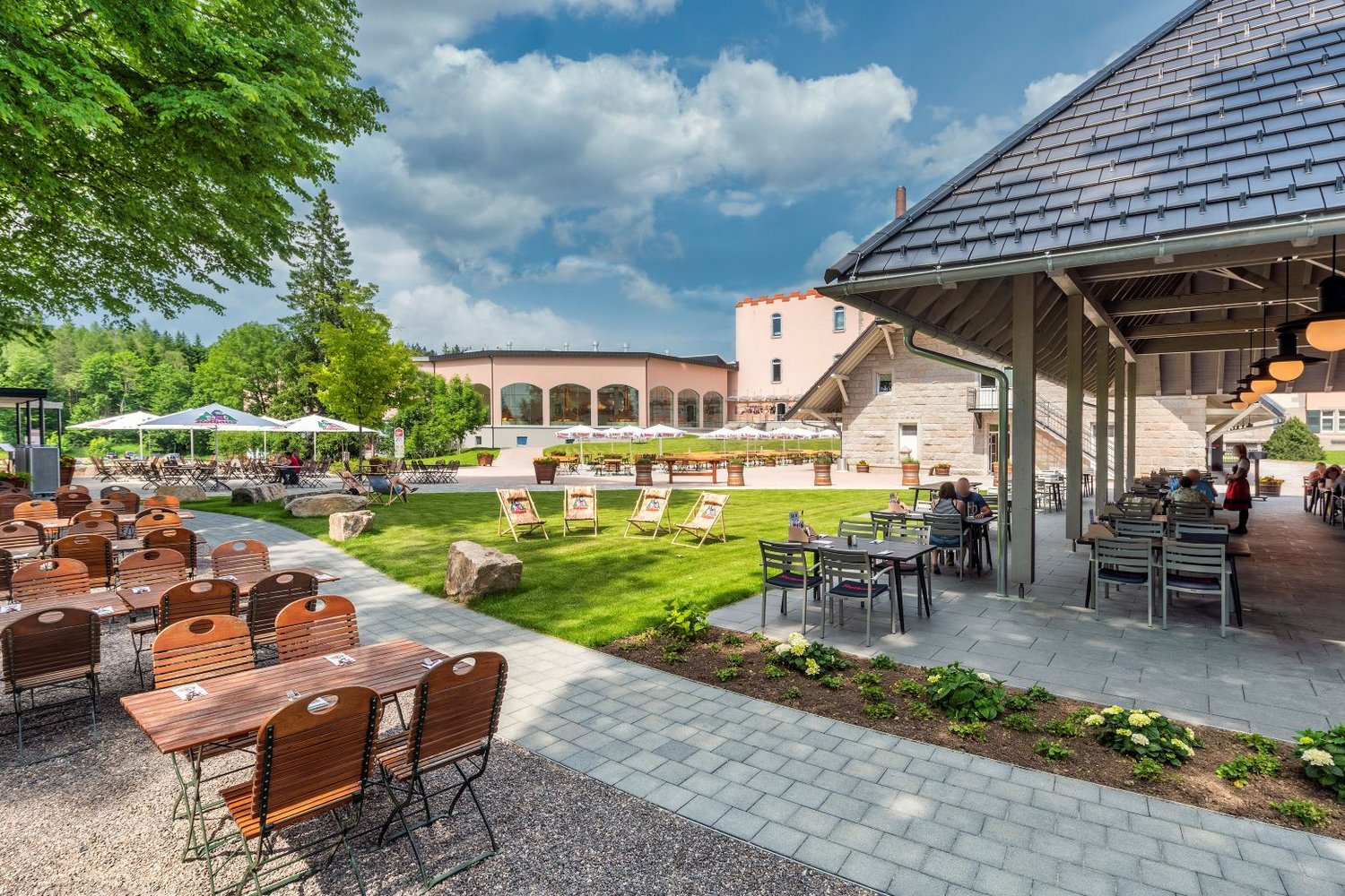 Biergarten der Rothaus GenussWelt