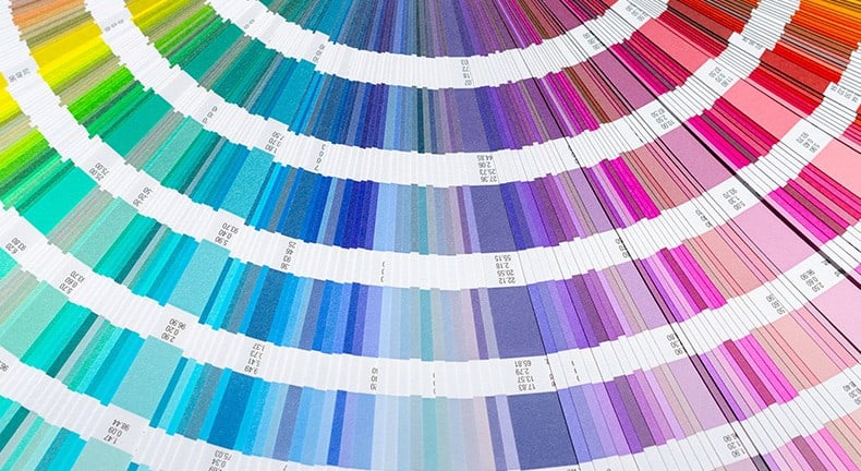 Konzeption: Pantone Farbfächer