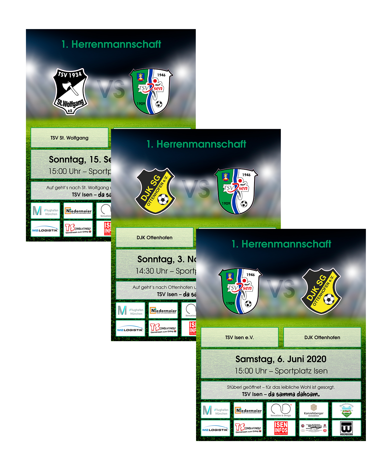 Werbemittel TSV Isen
