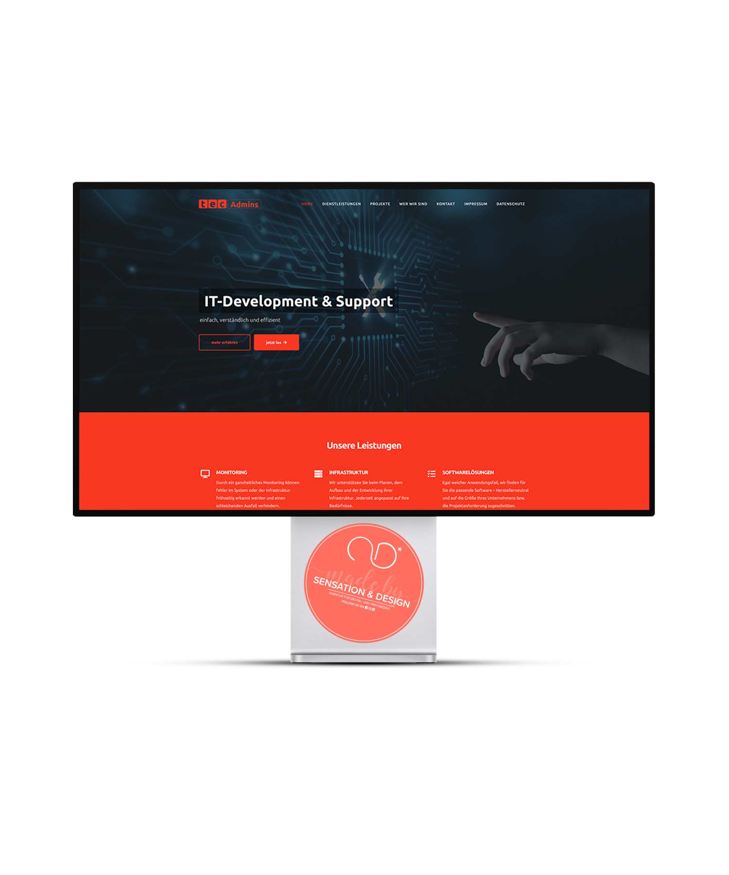 Website tecAdmins München
