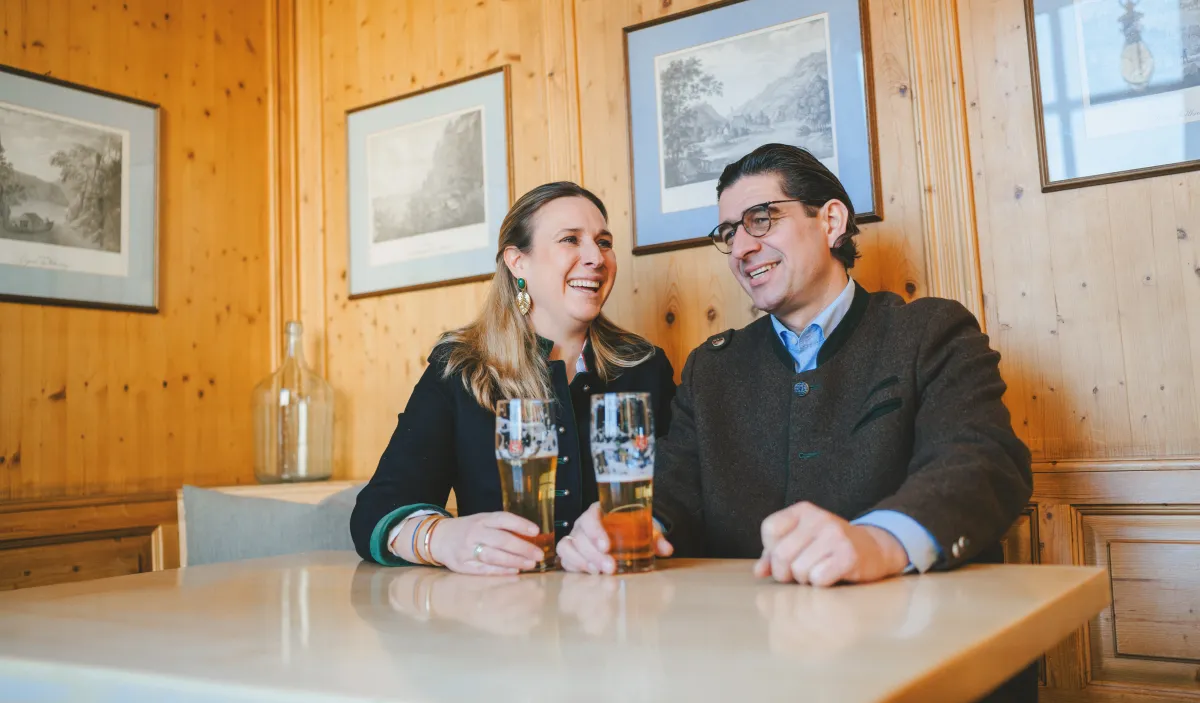 Feier im Bräustüberl