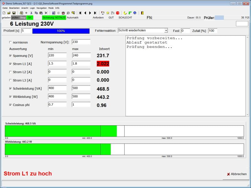 Test and inspection software