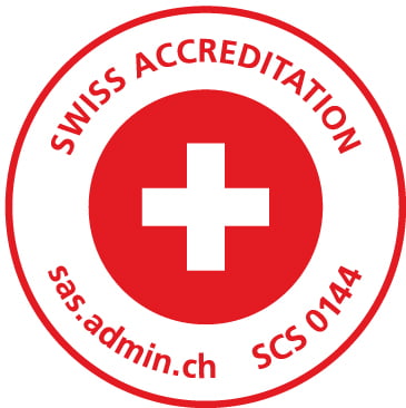 SCS accreditation seal for calibration under ISO/IEC 17025