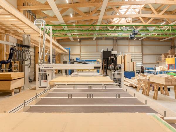 Maschine für Holzbauelemente