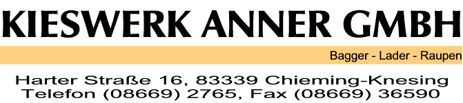 Kieswerk Anner – Fertigung