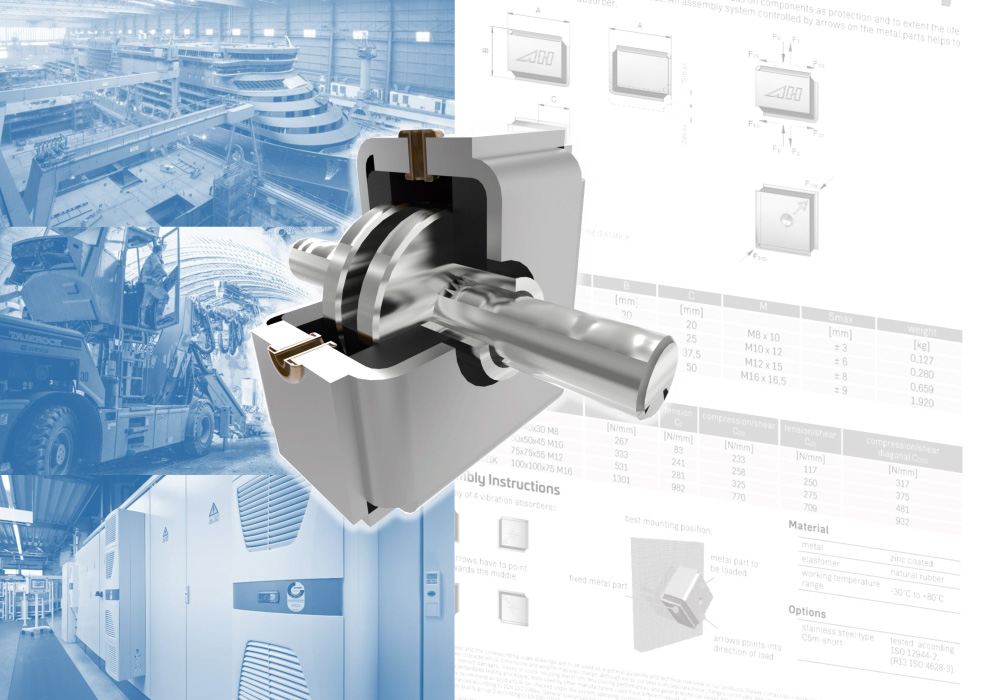 Silent-block vibration damper
