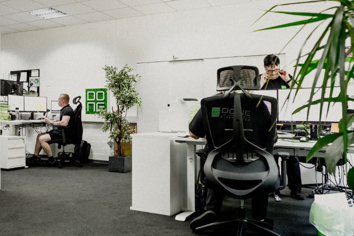Arbeit an der Baugruppe