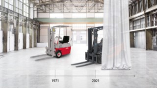Entwicklung des Elektrostaplers bei Linde Material Handling