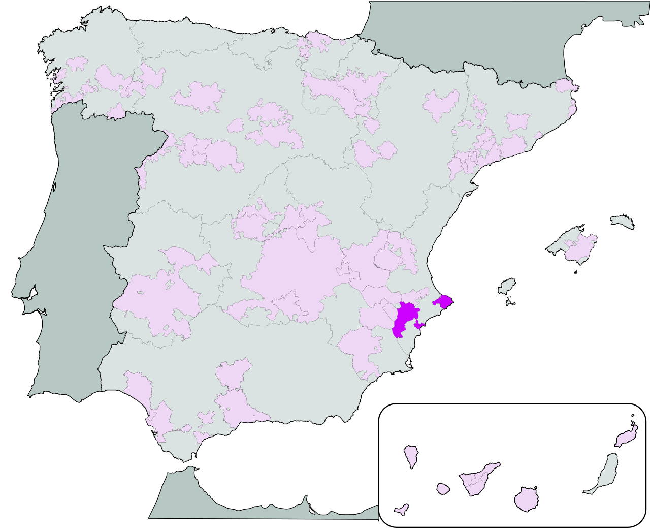 Spaniens Weinregionen auf einen Blick