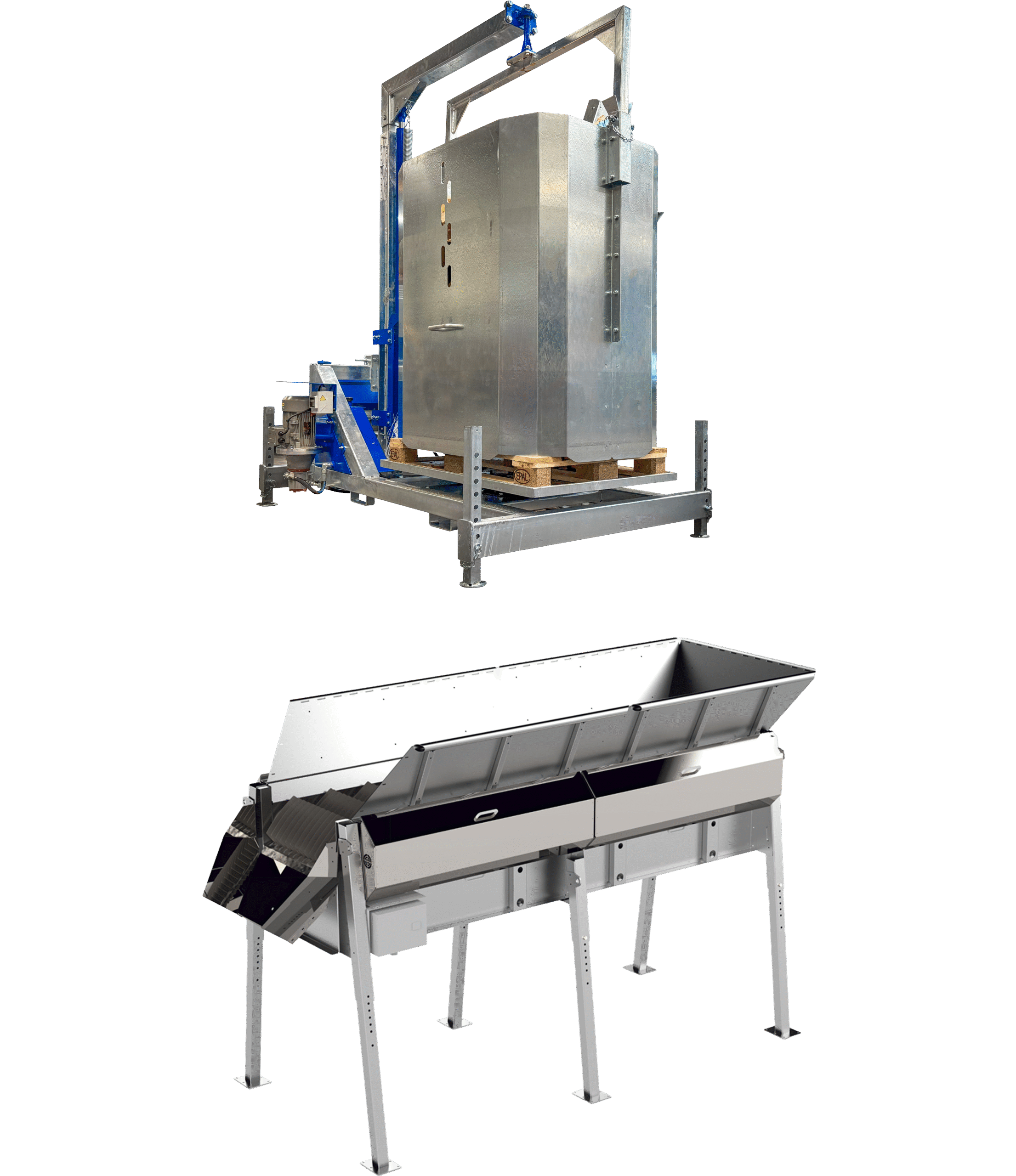 Reinigungsanlage & Packmaschine