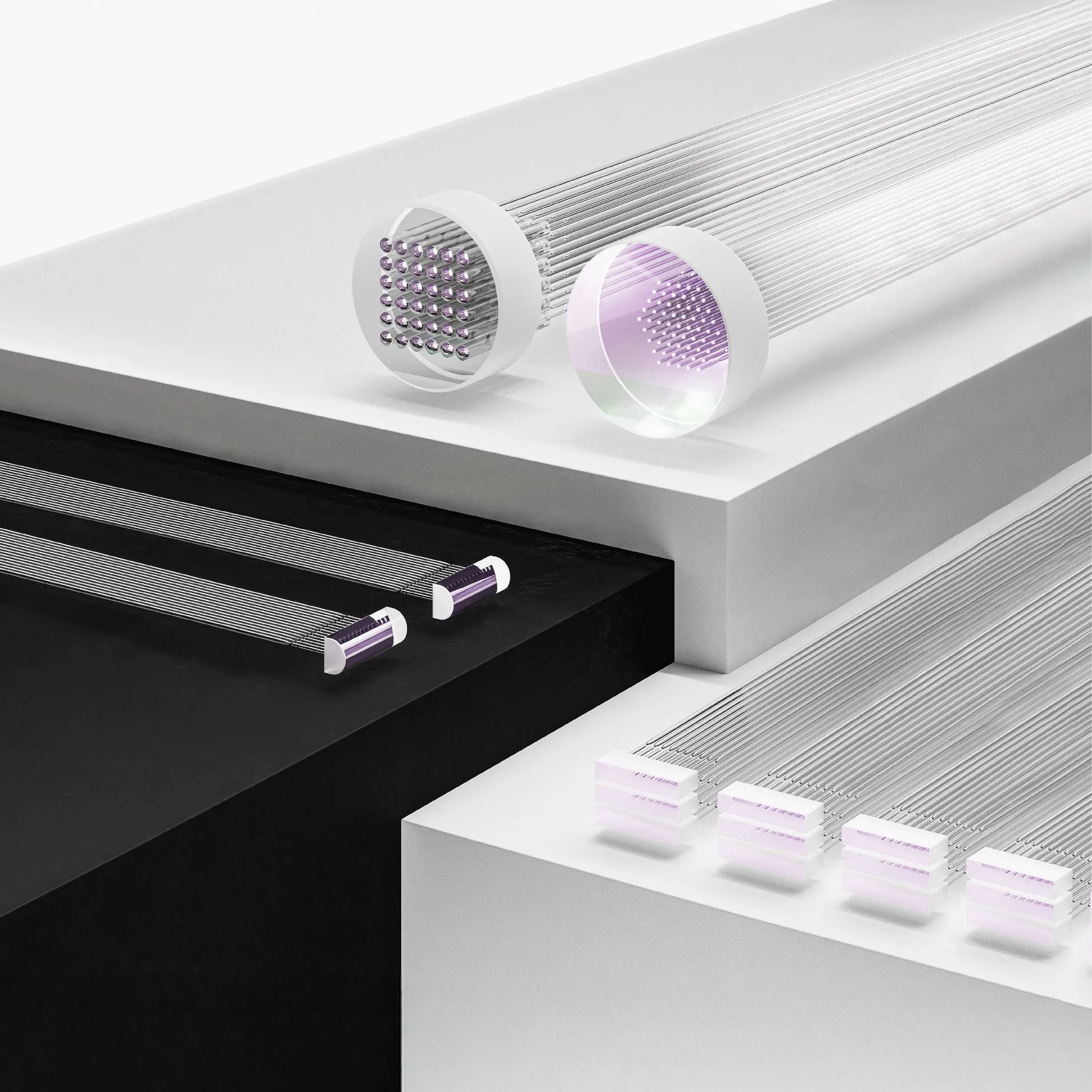 1D- und 2D-Faserarrays