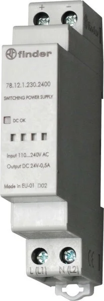 Schaltnetzteil Finder 78.12.1.230.1200, 12 VDC