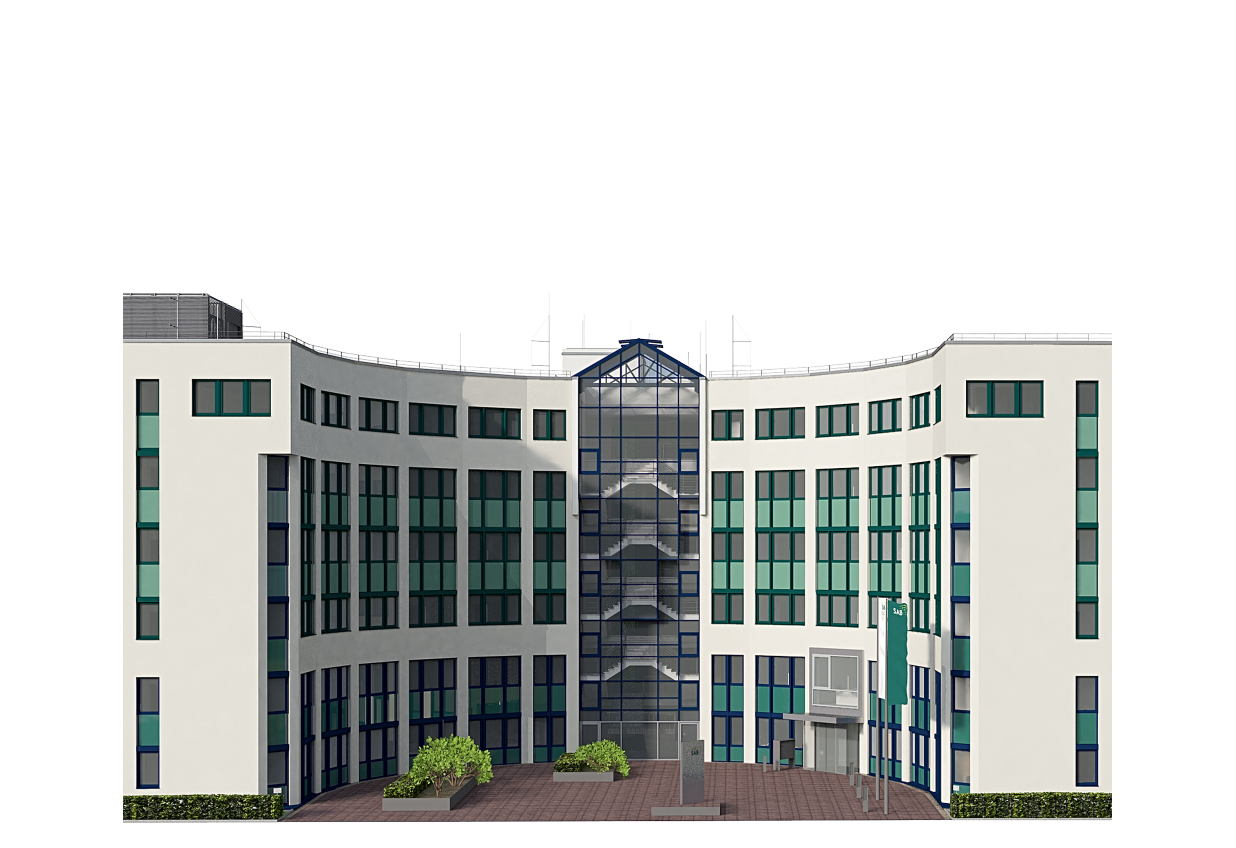 Sächsische Aufbaubank, Dresden – BIM-Modell