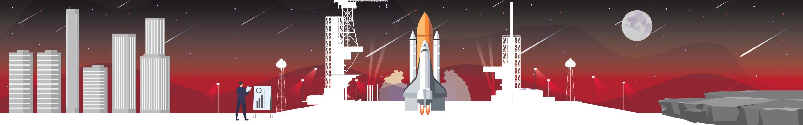 Animation eines Fin-Eintritts bei ca. Mach 6–7