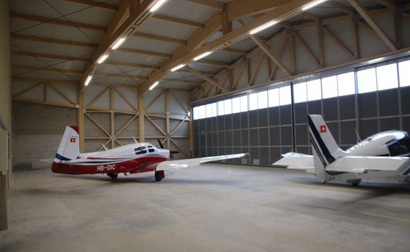 Werkstatt mit Hangar, Flugplatz Birrfeld