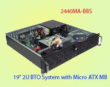 2440MA-BBS – 19" 2U Rack Mount (Micro ATX)