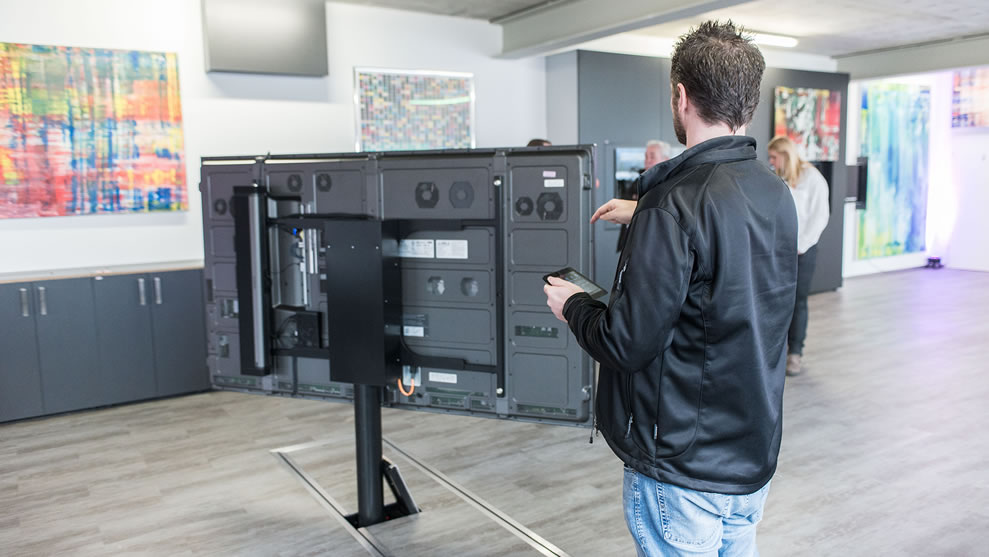 Realisiertes Projekt mit Flatlift-System