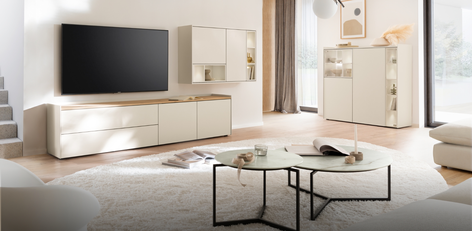 Wohn- und Stauraumprogramme (Sideboards, Highboards, Wohnwände)