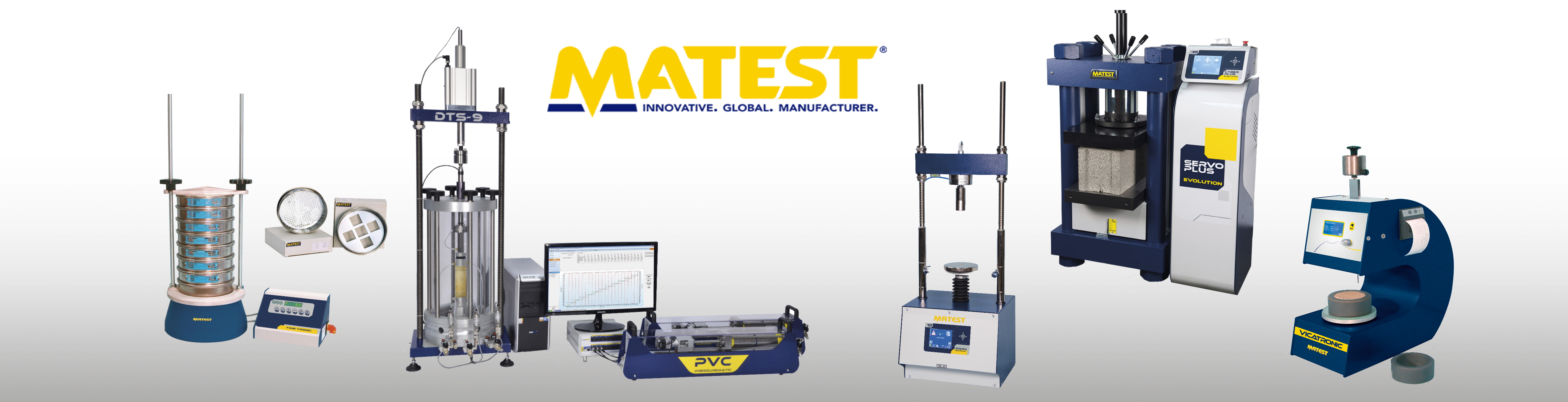 Baustoffprüfsysteme von Matest