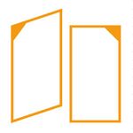 PVC-Pendeltür