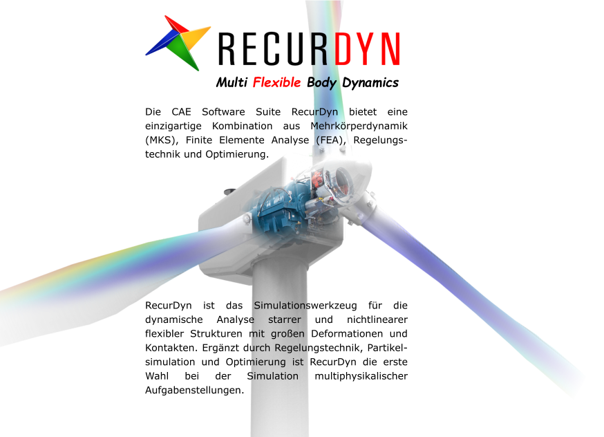 RecurDyn – Multi Flexible Body Dynamics