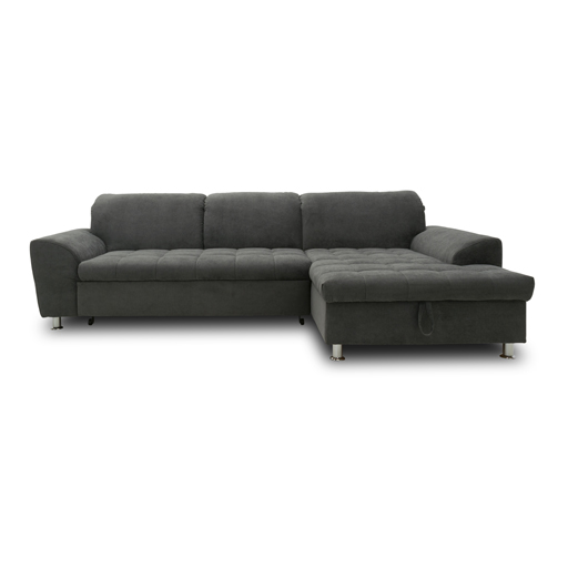 Ecksofa Meridian (Stoff Soft anthrazit)