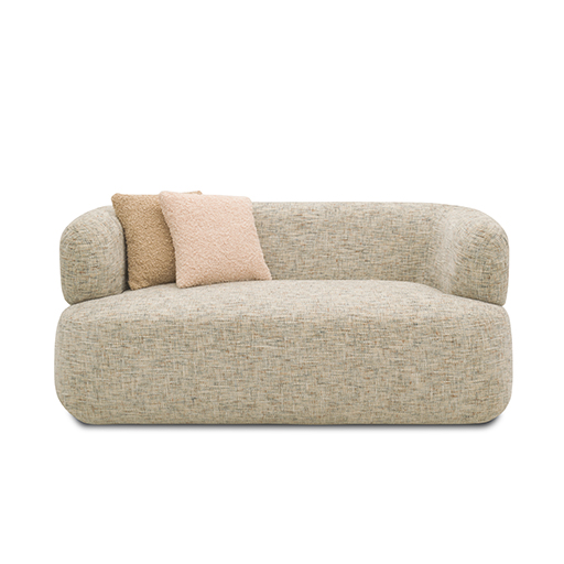 Sofa (2-Sitzer, Stoff Scott beige-grau)