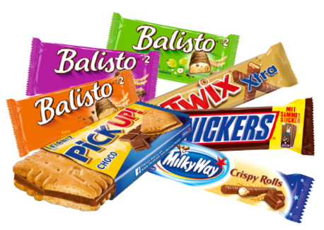 Schoko-Riegel-Mix