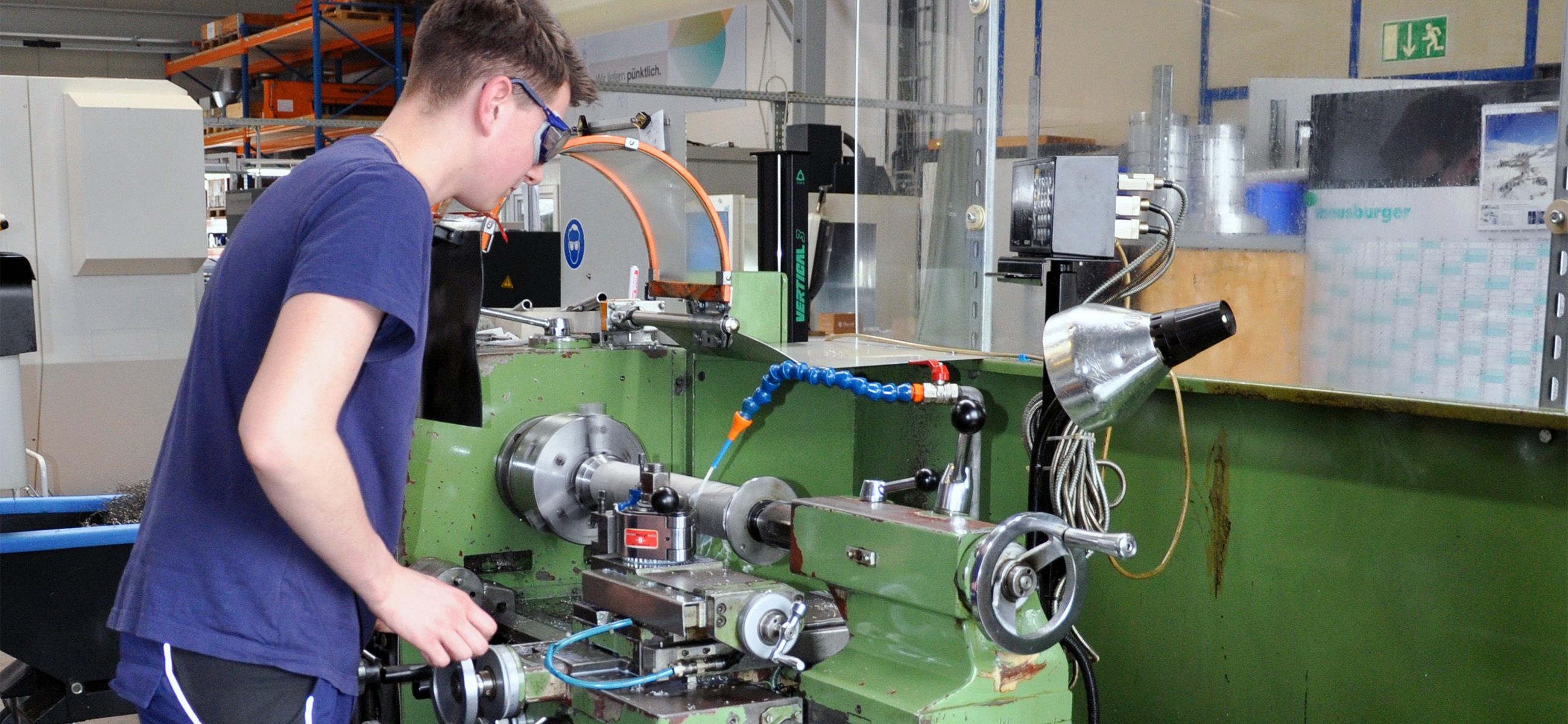 CNC-Drehmaschine im Maschinenpark Hasselroth