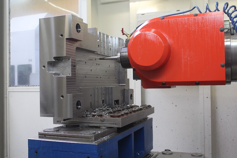 Gefrästes Bauteil aus der 3D-Frästechnik