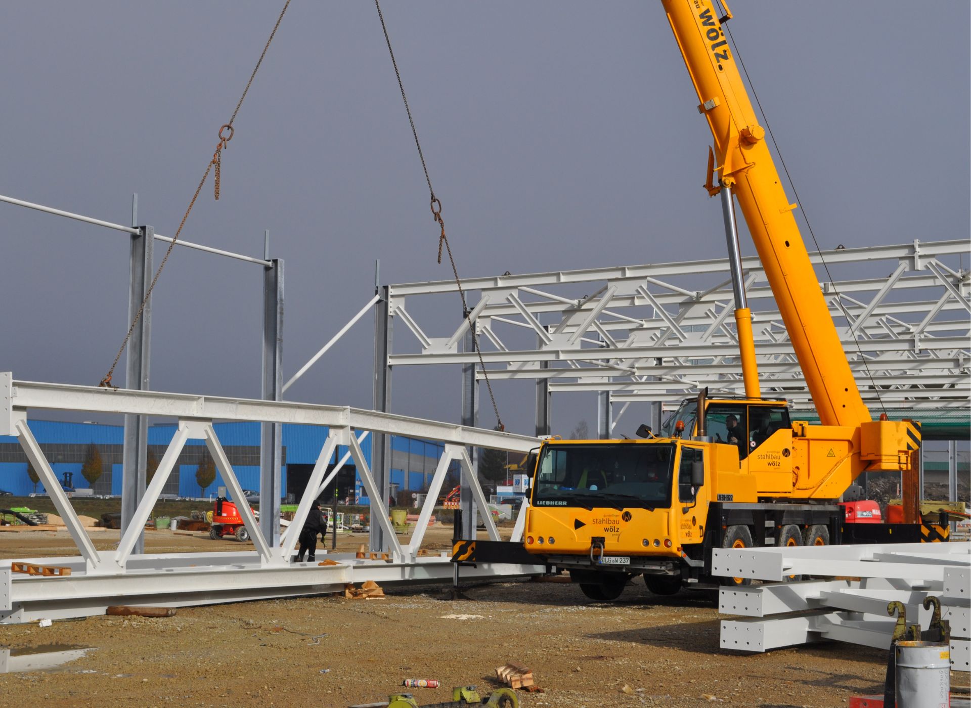 Projekt Hallenbau