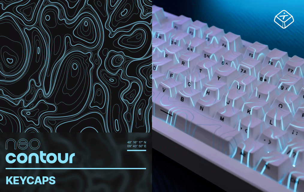 Neo Contour Keycap Set DE