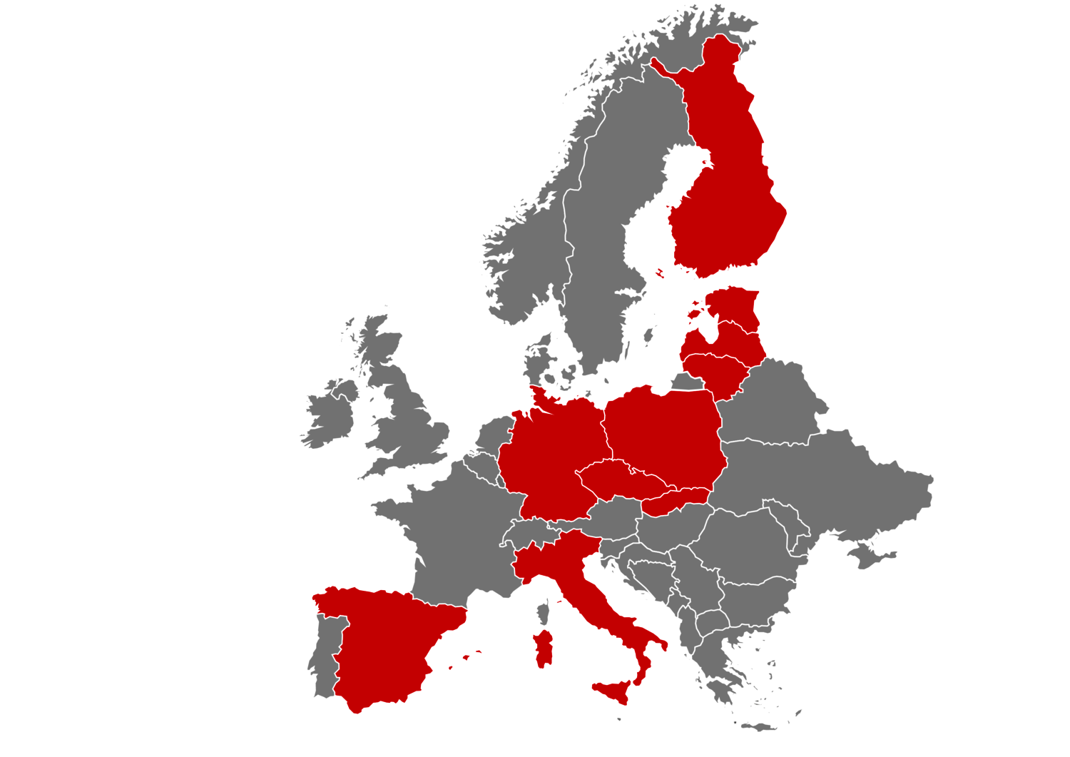 Gesellschaften des W.EG. in Europa