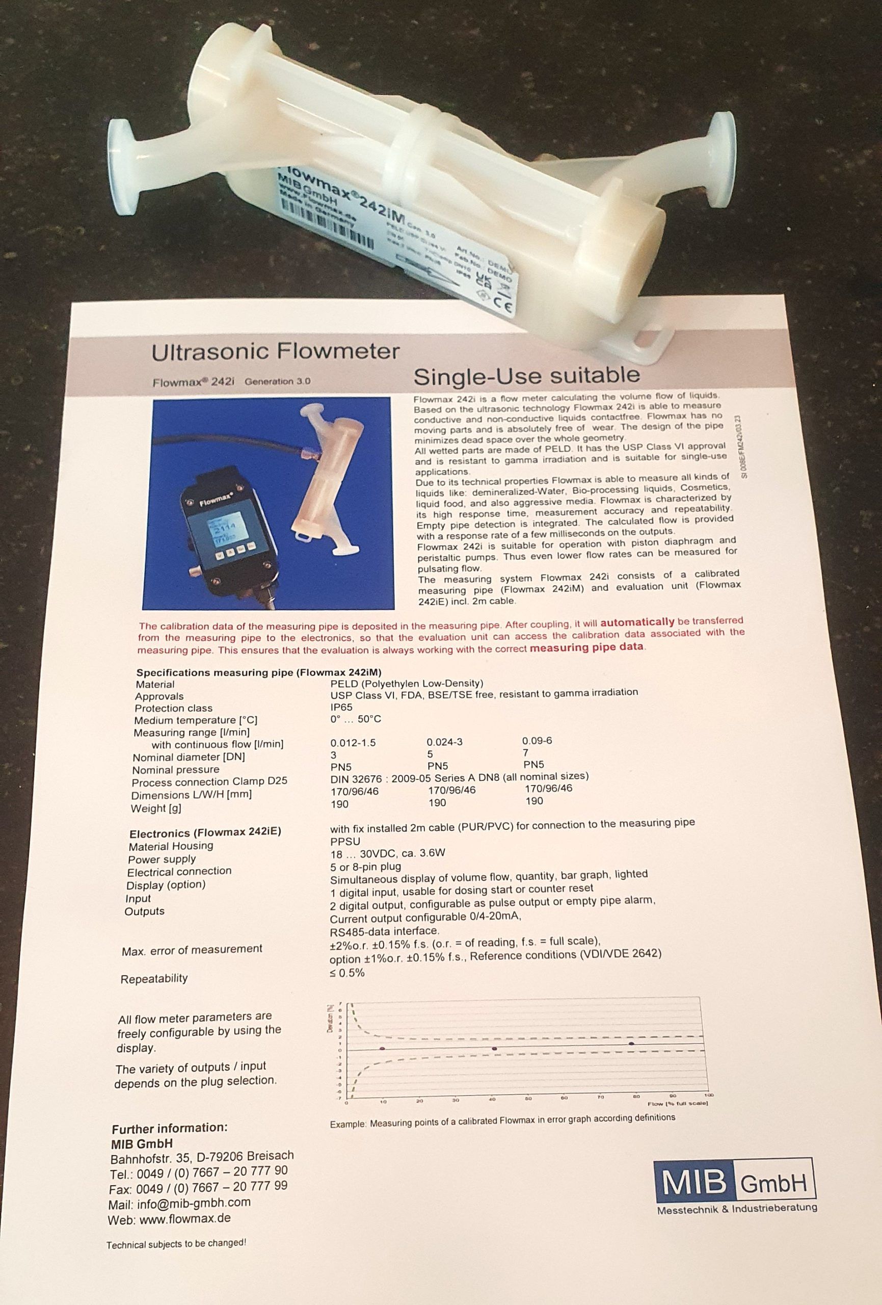 Flowmax® 242i Generation 3 mit Datenblatt