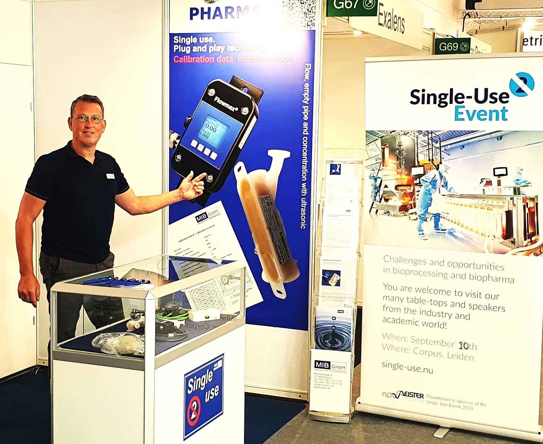 Ron van Dooren auf der Achema 2024 Single-Use-Veranstaltung