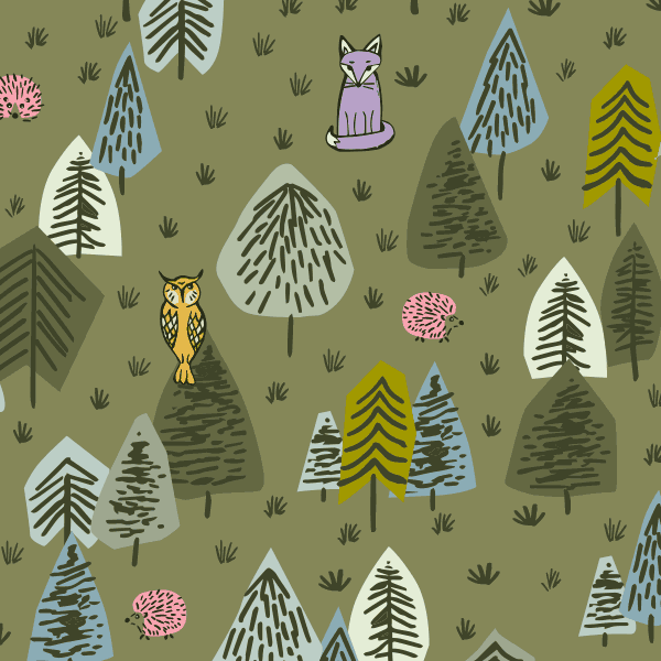 Bio Stoff - Märchen Wald