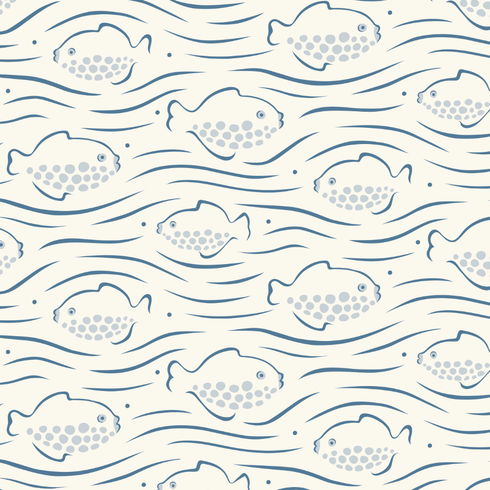 Bio Stoff - Fische im Wellenspiel