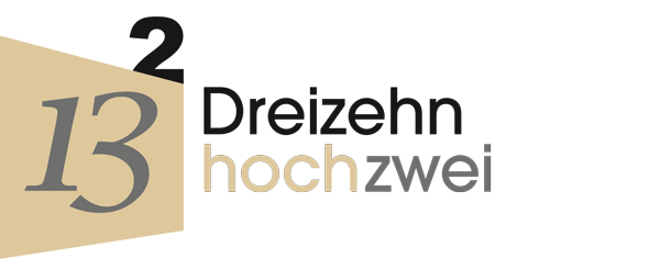 Dreizehnhochzwei Logo