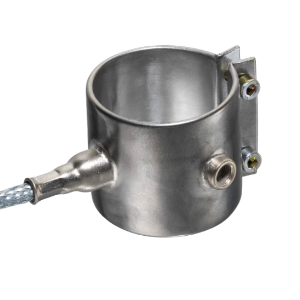 Nozzle heating band