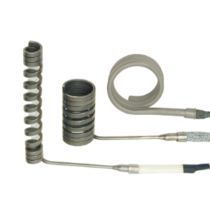 Coiled tubular heater