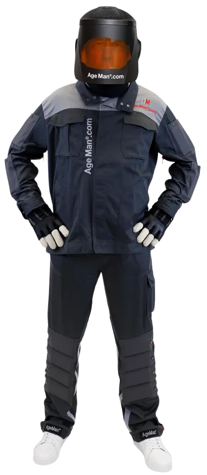 Alterssimulationsanzug AgeMan Premium (15 Leistungsmerkmale)