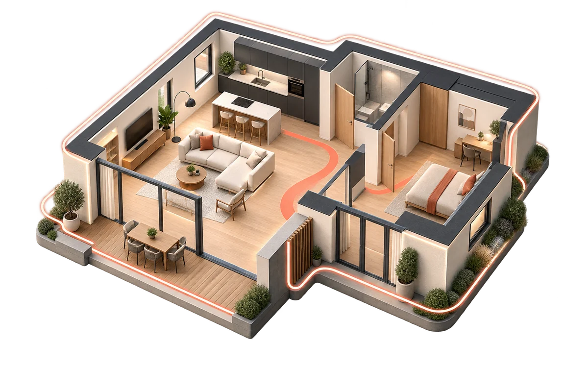 Schutz für Zuhause