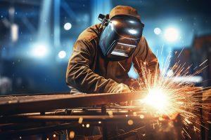 Schweißarbeit im Werk